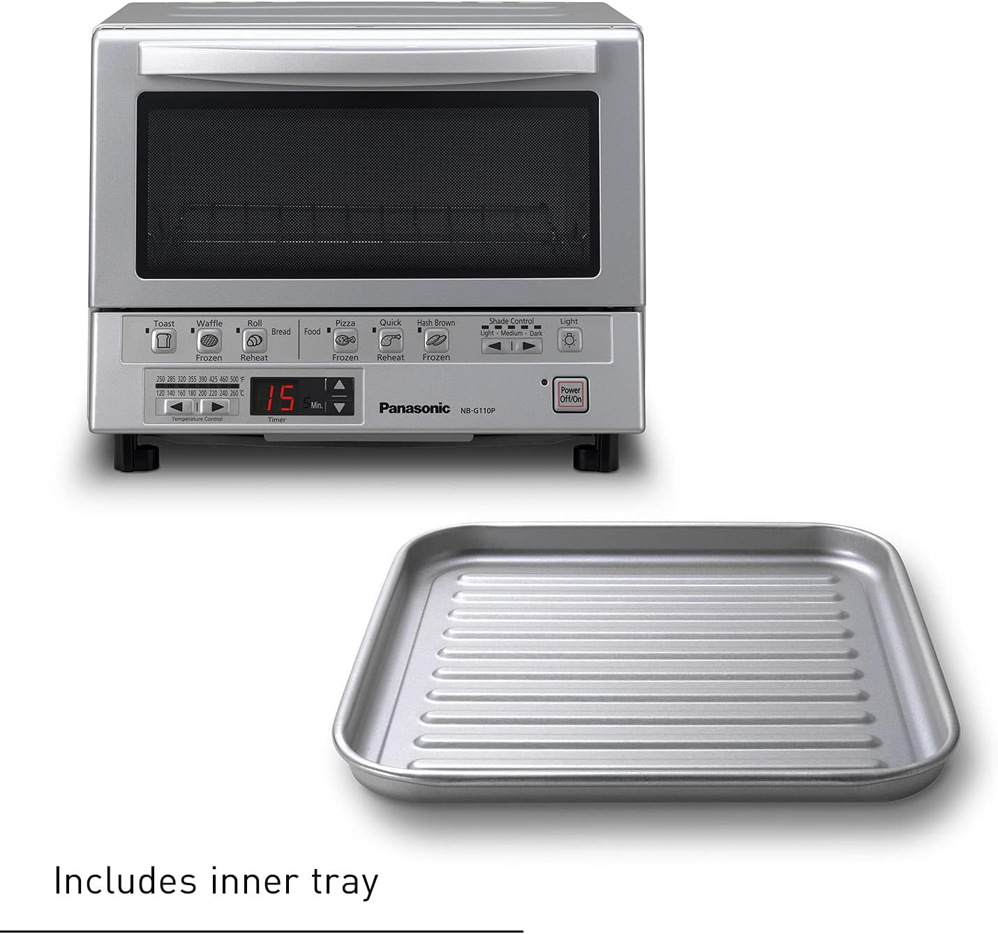 Panasonic FlashXpress Toaster Oven - Side Angle